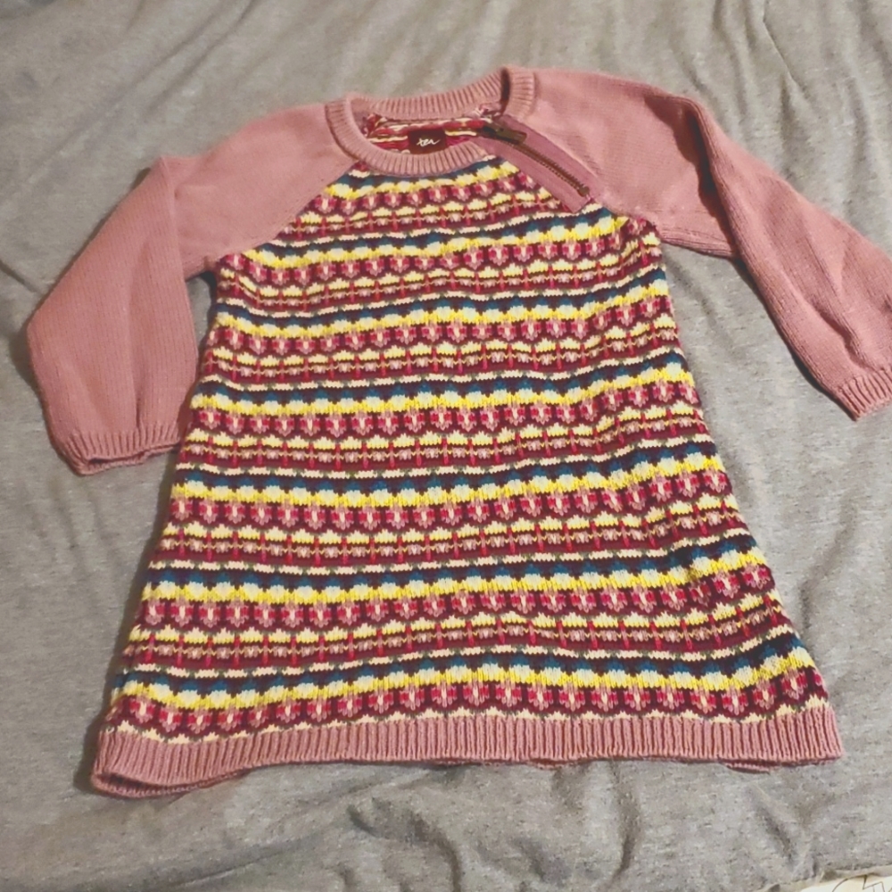 Sweater dress,size 2T , Tea brand 100%cotton